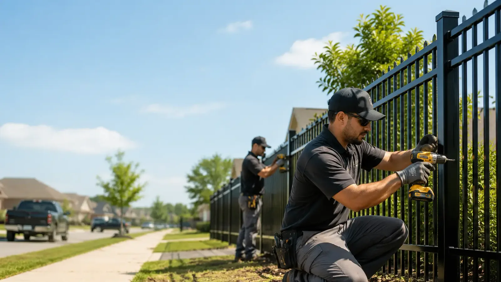 Metal Fence Installation in Lorraine, KS